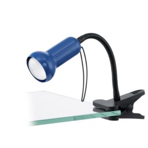 clip-lamp/1 flexible blue/black 'FABIO'
