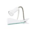 clip-lamp/1 flexible white/silver ‘FABIO 1